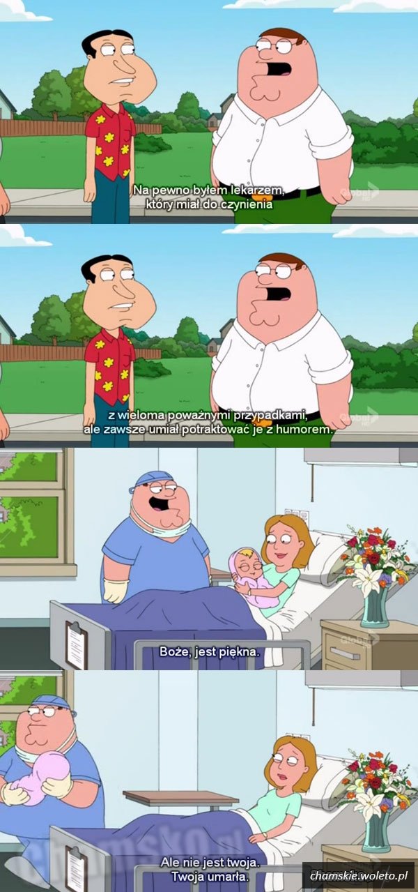 Family Guy - Boże, jaka piękna. Ale nie Twoja. Twoja umarła.